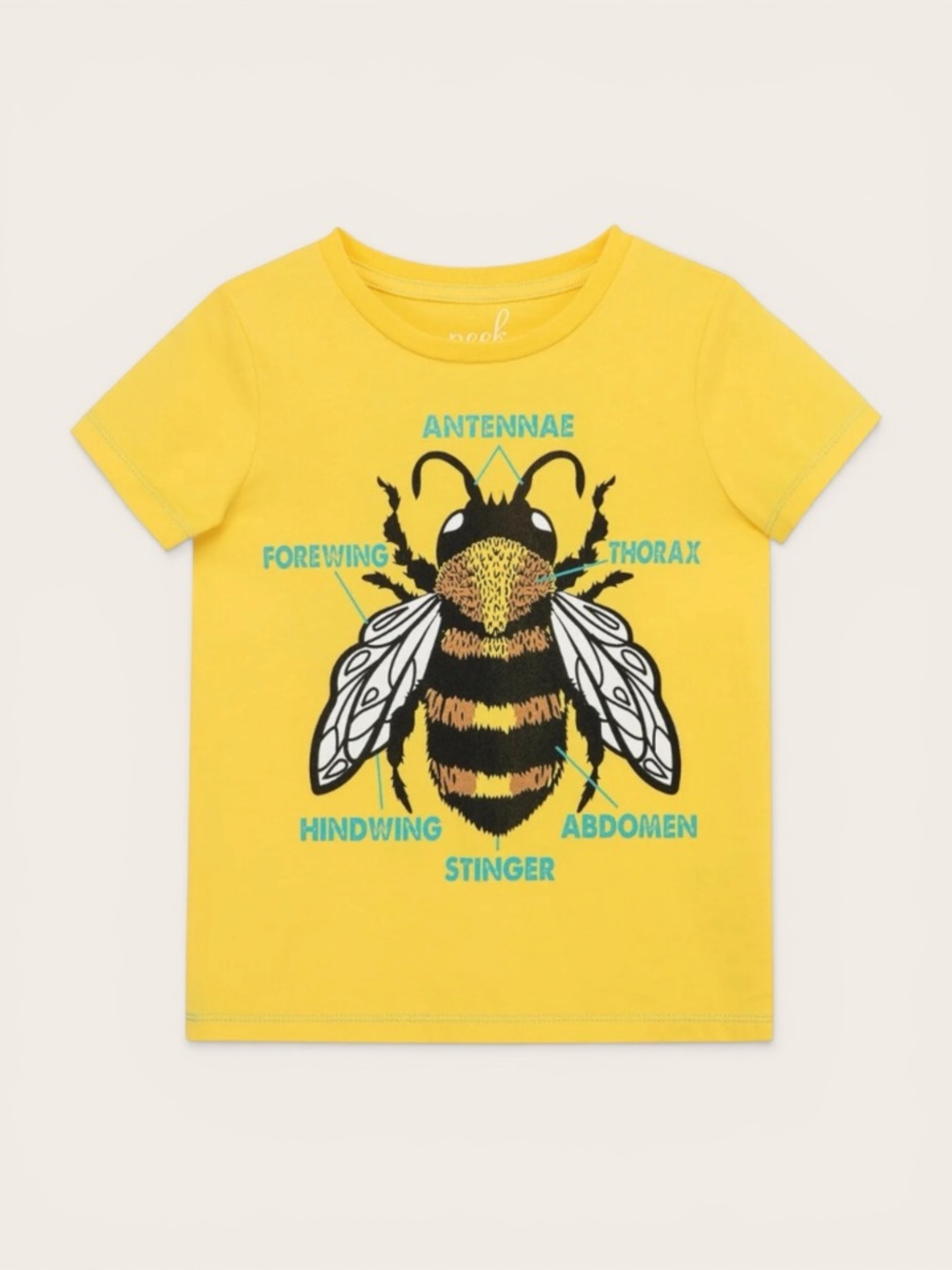 Peek Kids Bee Graphic Tee "Just Bee” Girls Sz 8